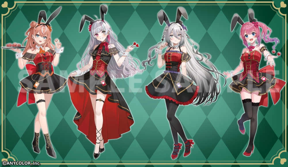 Idios "Secret Party" Goods Illustration by Hatsuno