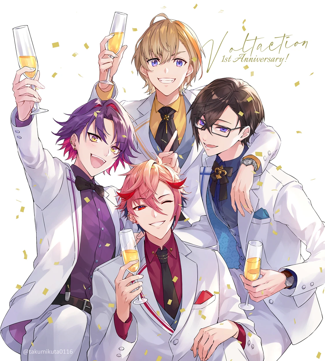 VOLTACTION 1st Anniversary Illustration<br>by TAKUMI