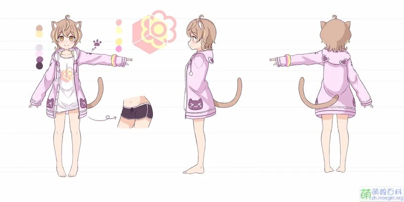 Annin Miru Original 3D Model Concept Art <br> (by Nekoashi)