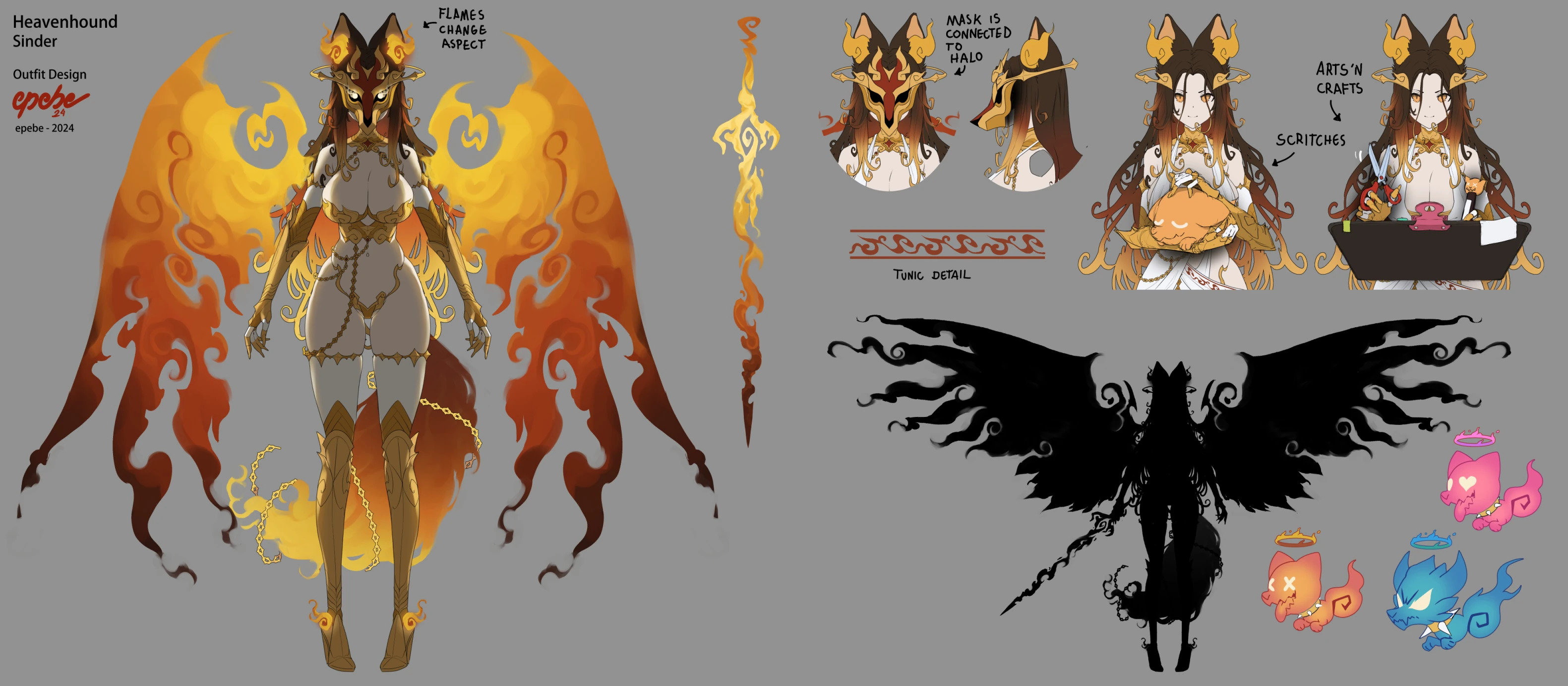 Heavenhound Sinder Reference Sheet