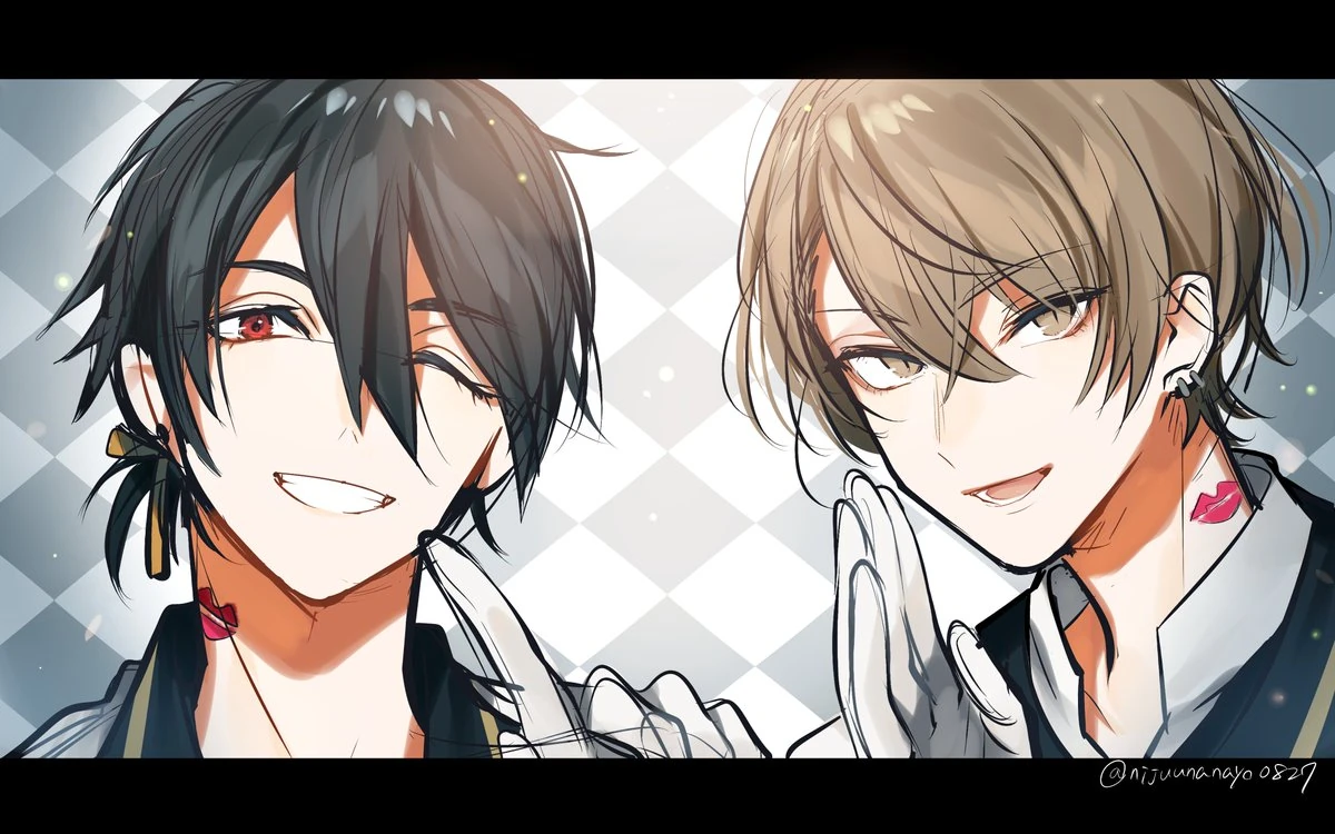 Kagami Hayato and Yumeoi Kakeru<br>by Ninahachi