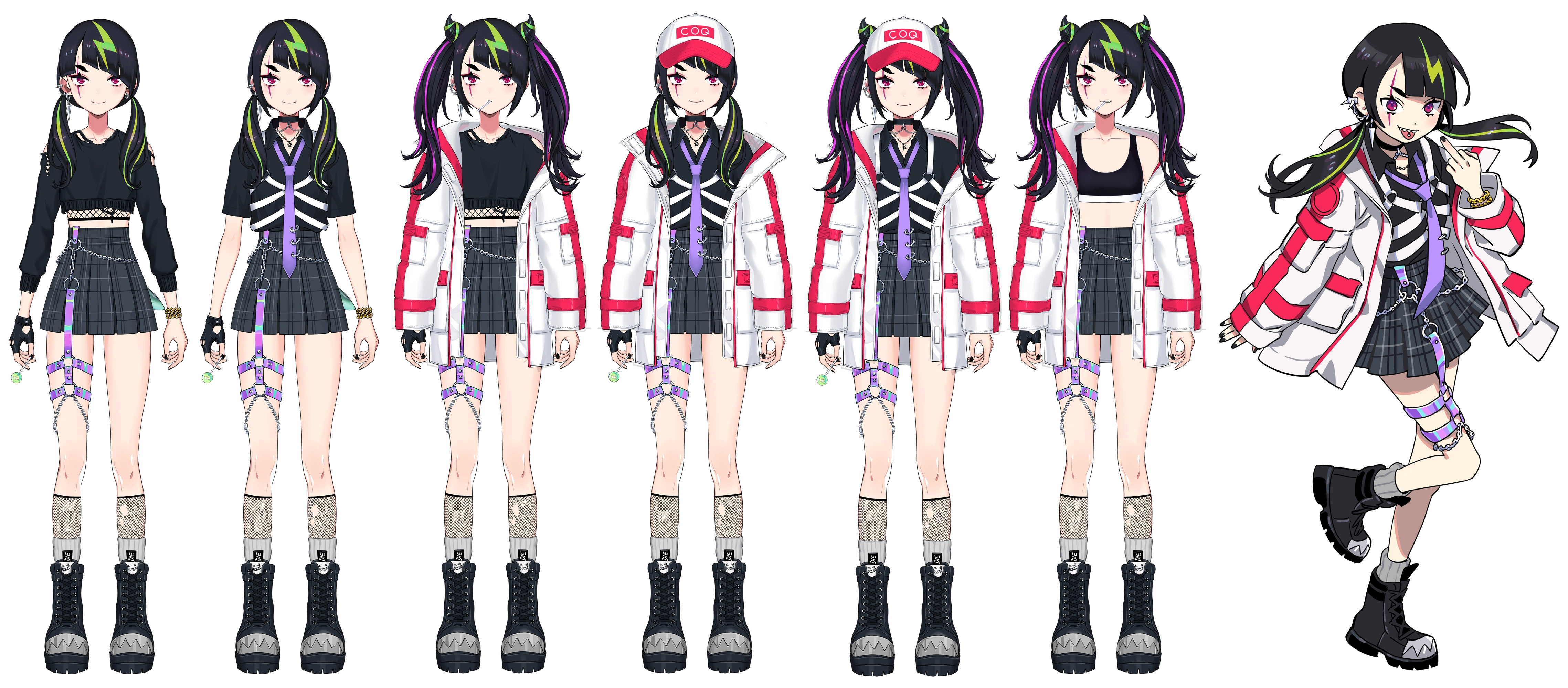 2023 Outfits reference sheet