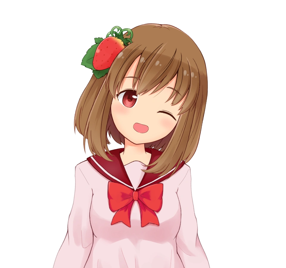Sailor Uniform winking
