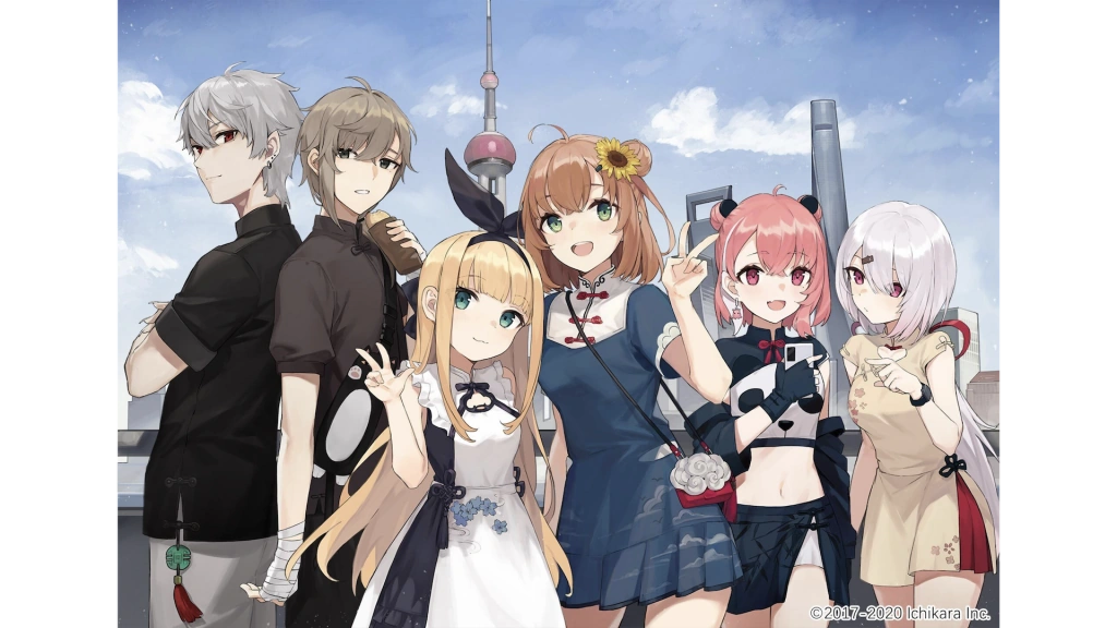NIJISANJI BILIBILI WORLD 2020 Shanghai Promotional Illustration