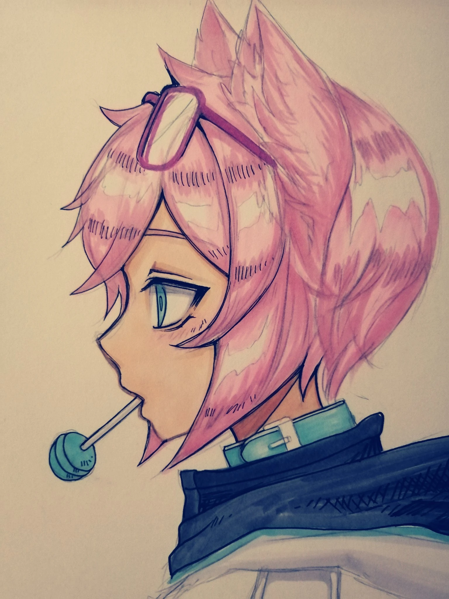 Pixel on paper<br>(by catboymech)