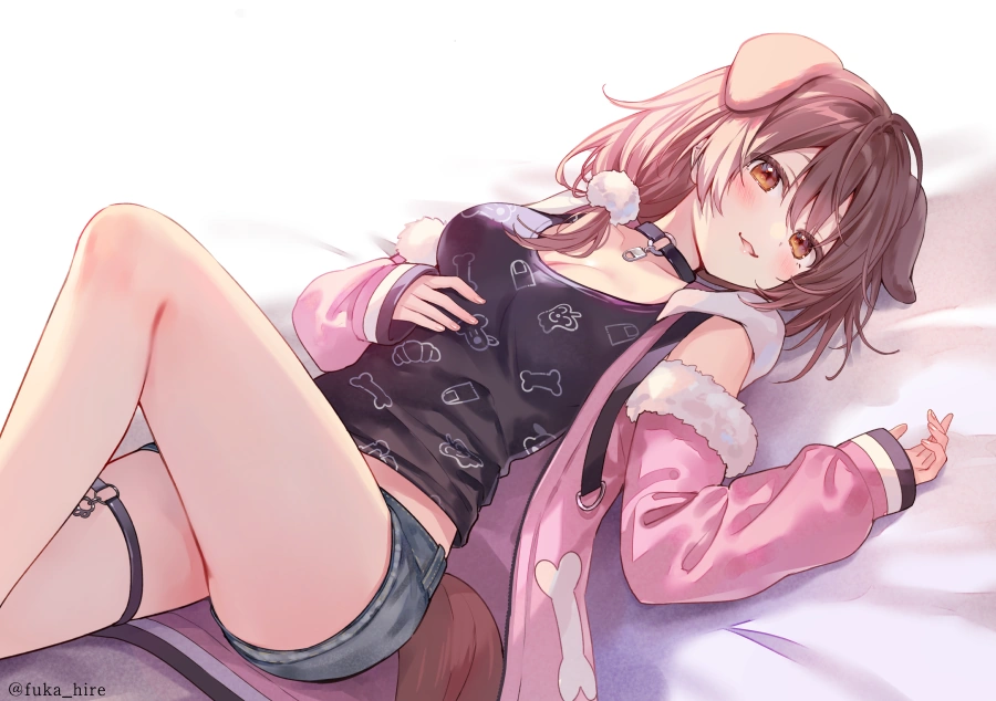 Vtuber rakugaki book Cover Illustration<br>by Fukahire