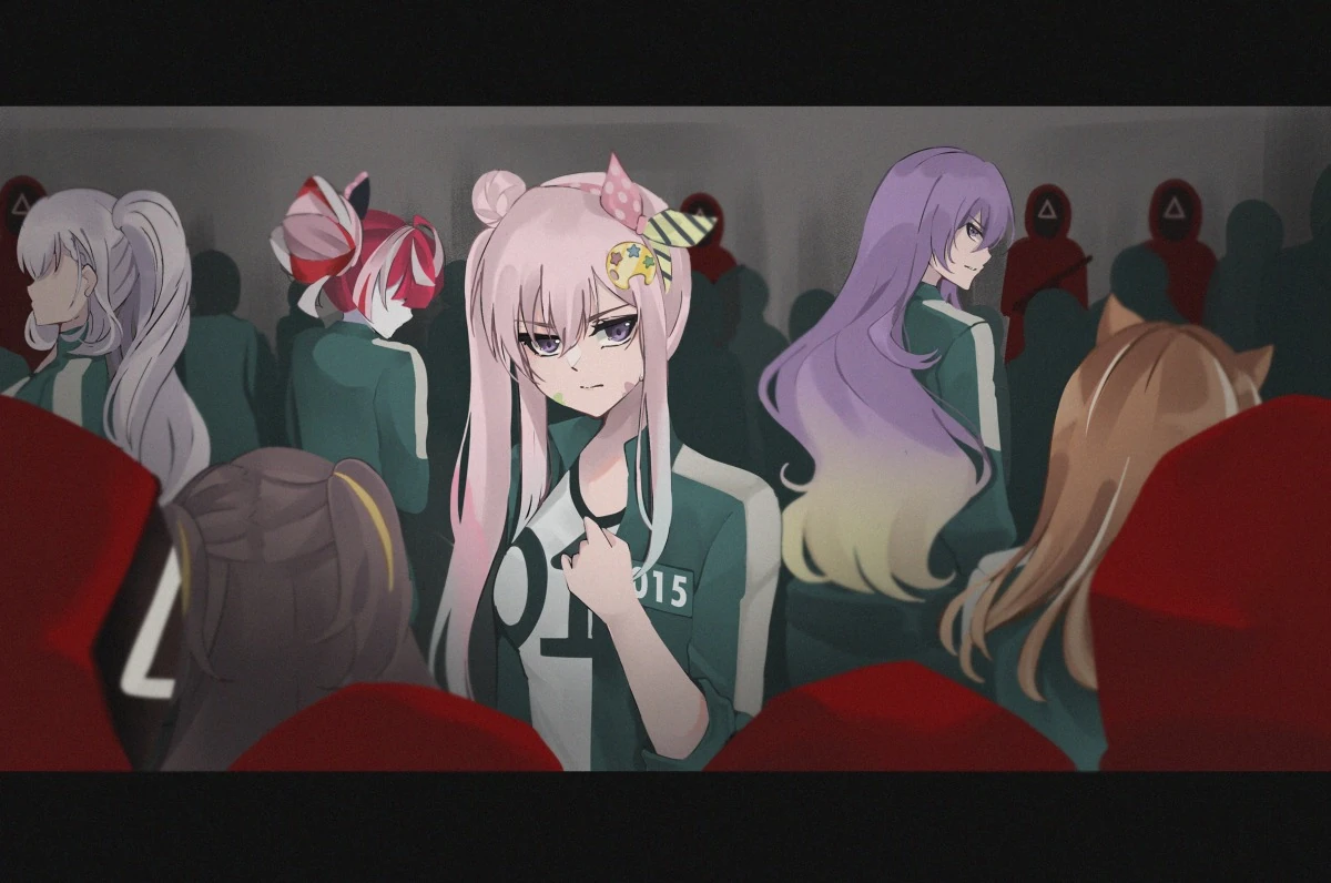 hololive ID in Squid Game<br>by Airani Iofifteen