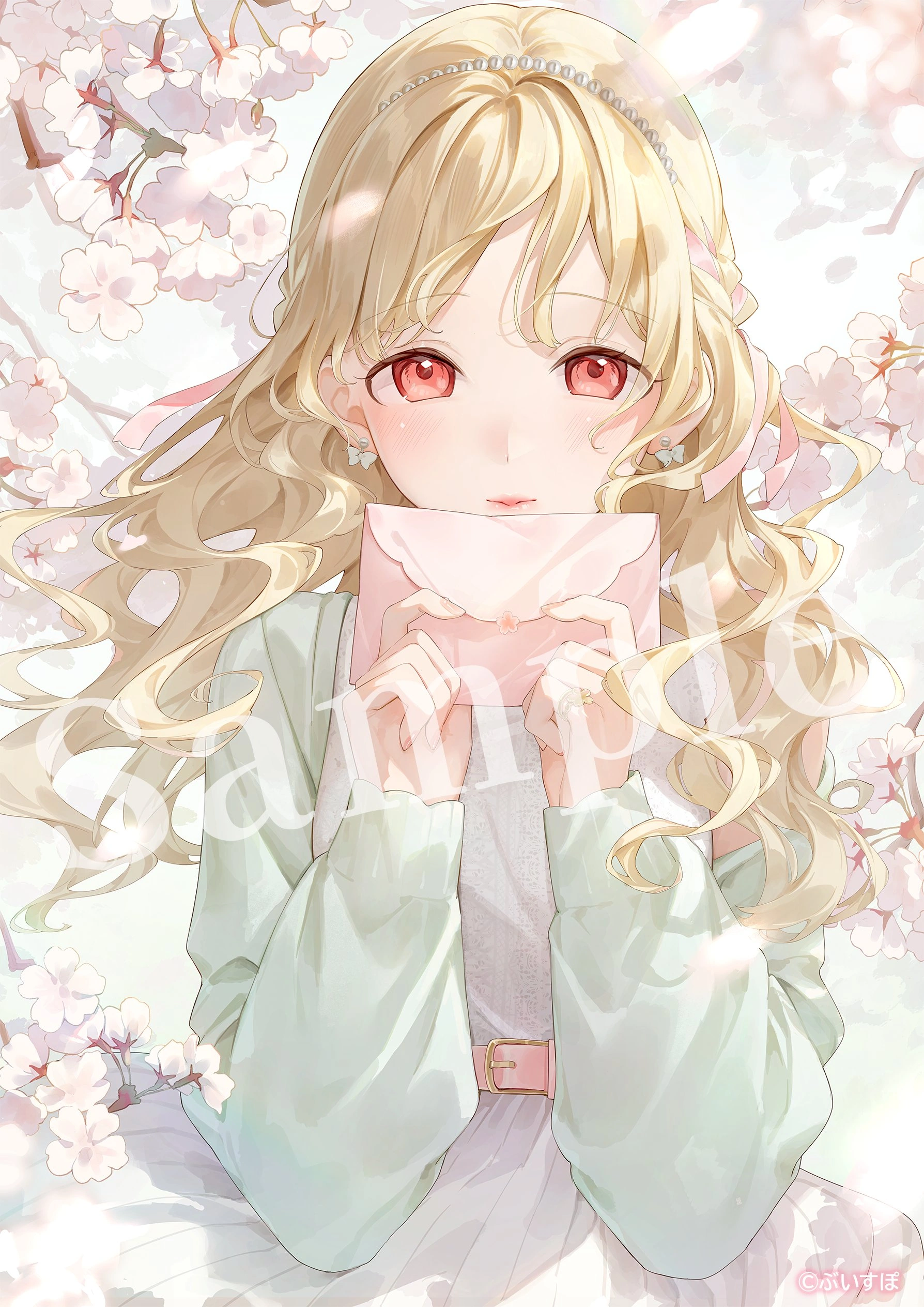 5th Anniversary Tapestry and Postcard<br>by [https://x.com/Vspo77/status/1780160909299929502/photo/1 Kinako]