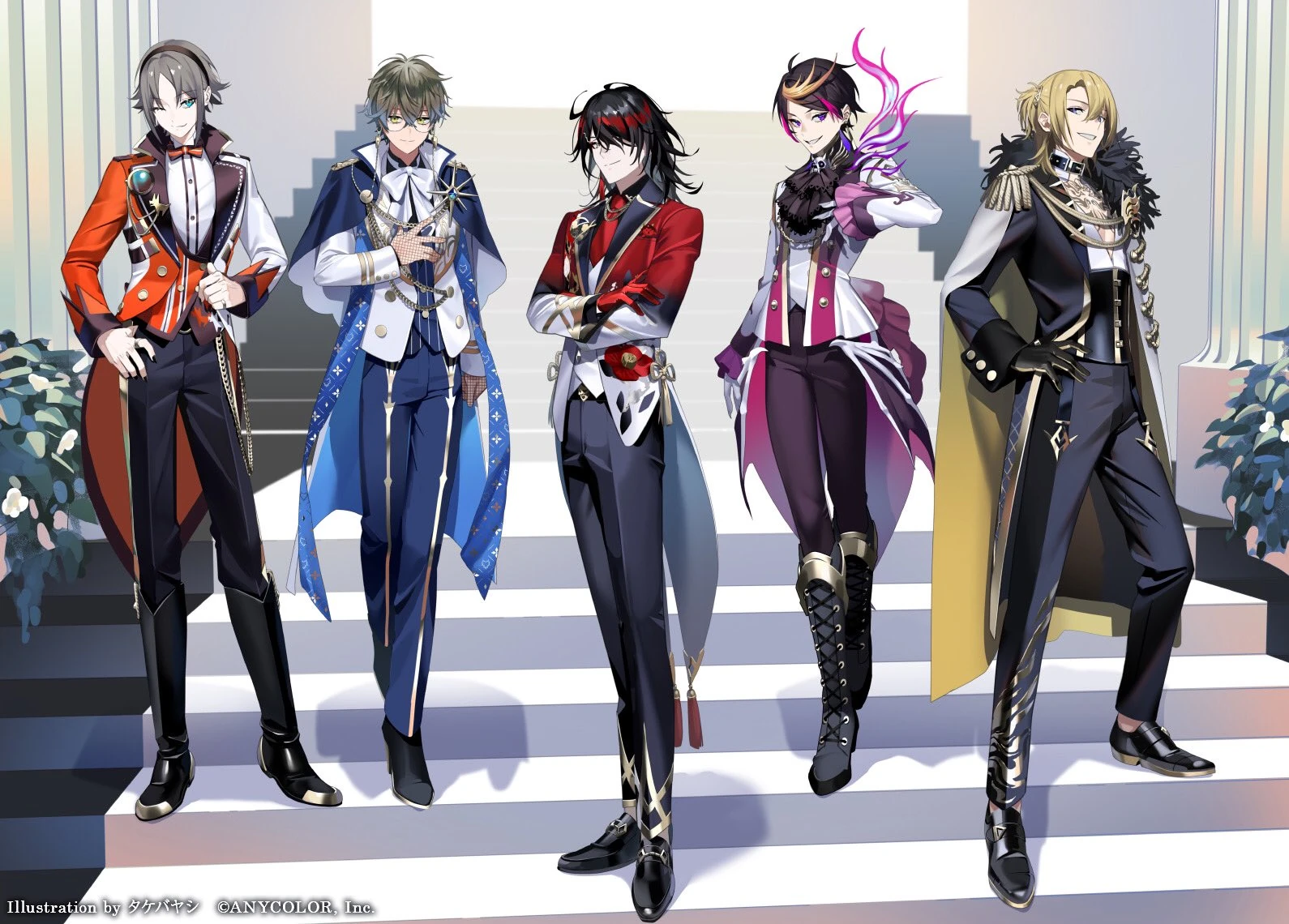 Luxiem Curtain Damashii Product Illustration by Takebayashi