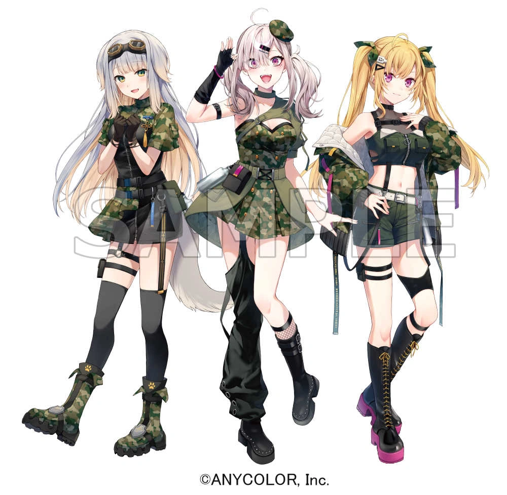 Nijisanji's "Survival" Scratches Goods Illustration<br>by Bcoca