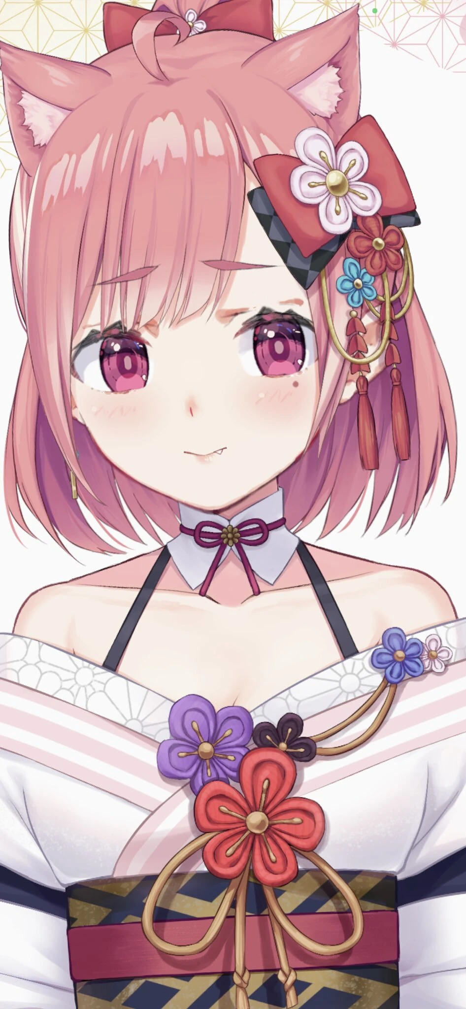 Japanese Clothes With Ponytail