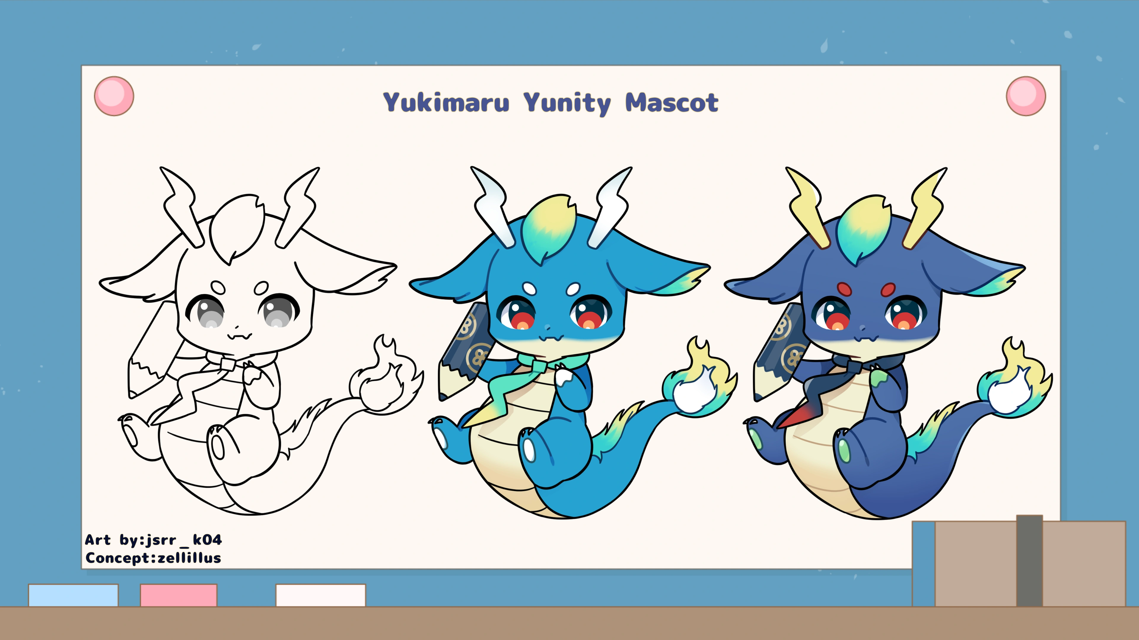 Yukimaru Yunity Mascot art by jsrr_k04