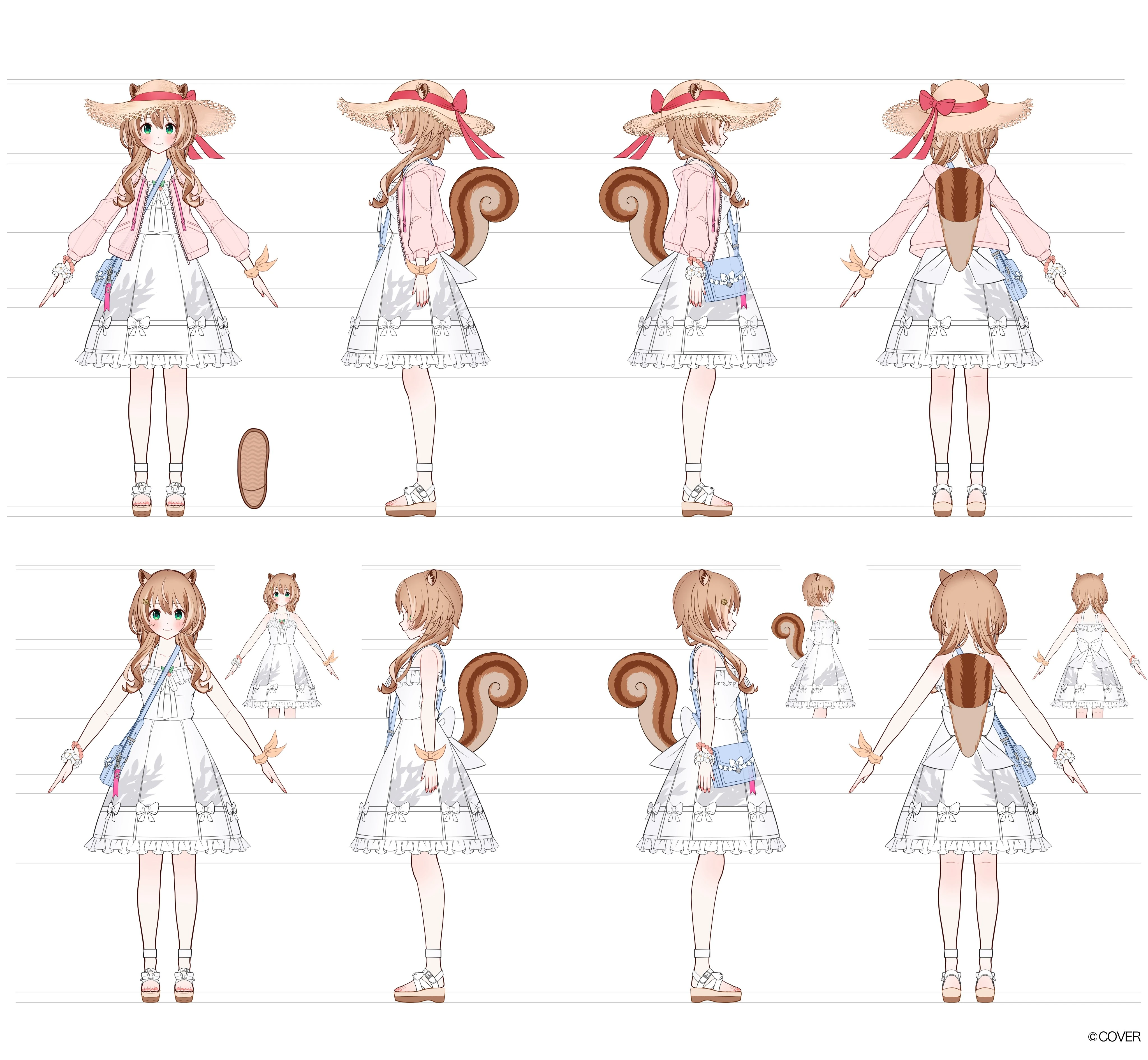holonatsu Paradise Costume Reference Sheet