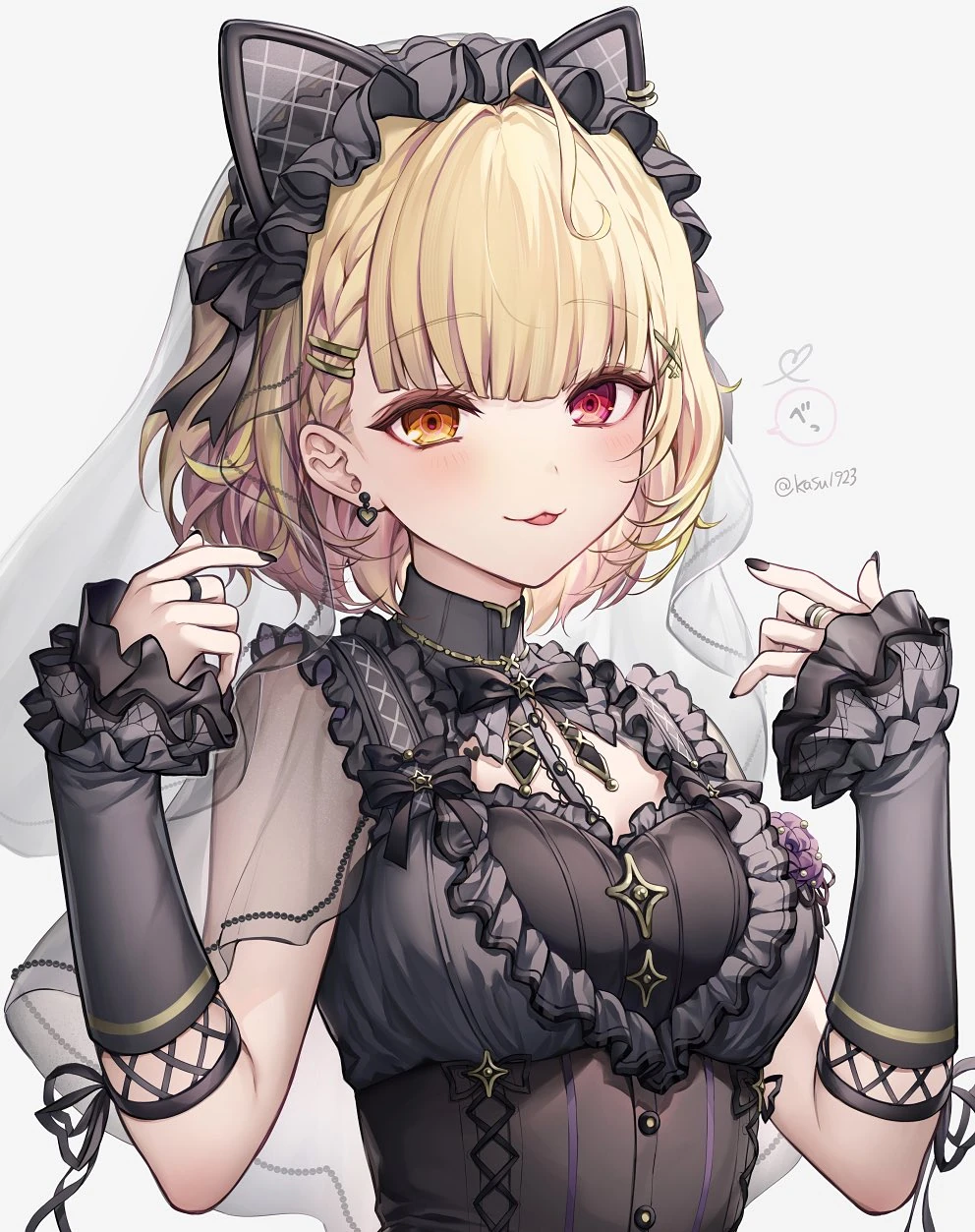 Gothic Dress Illustration<br>by Komeshiro Kasu