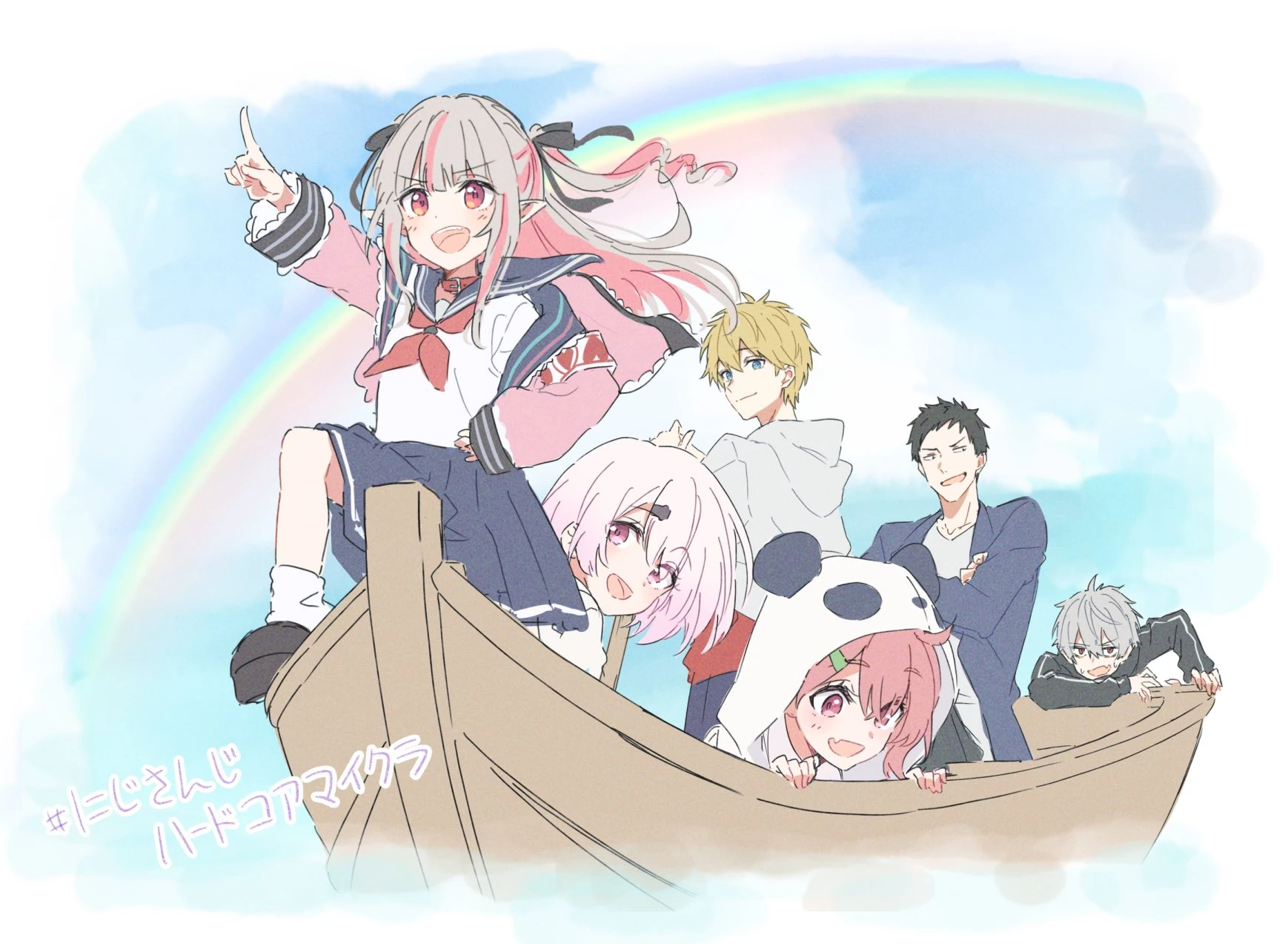 NIJISANJI Minecraft Hardcore Season 3 Illustration<br>by Talunilu