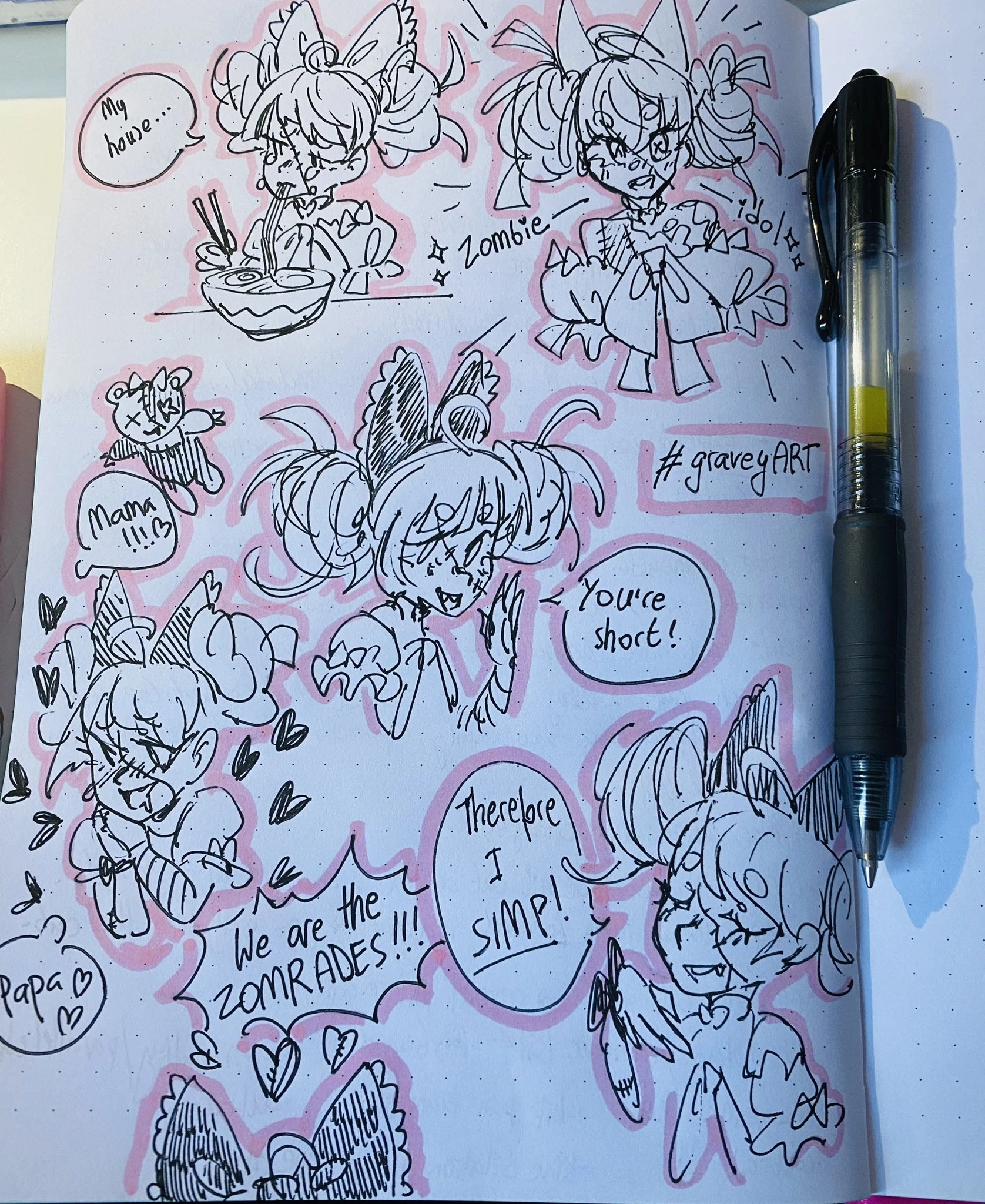 Kureiji Ollie Sketches