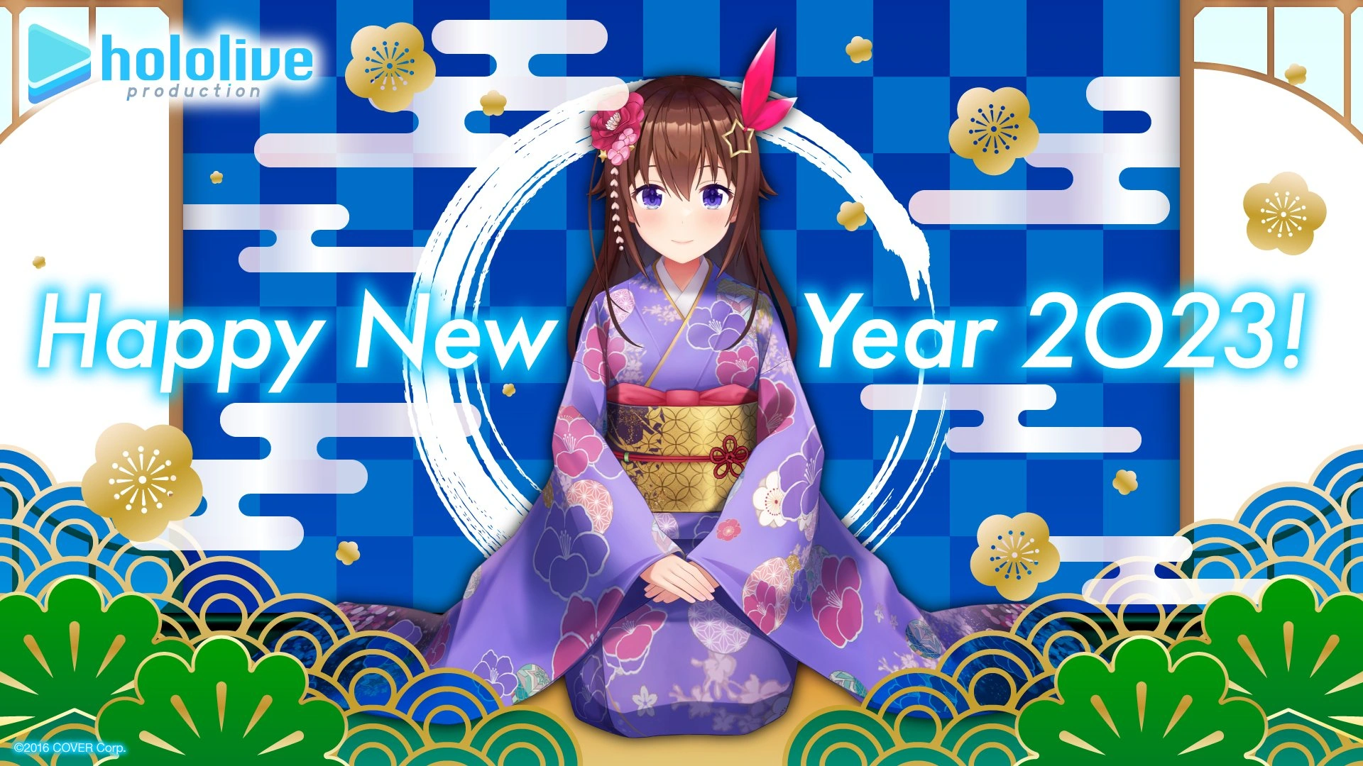 Tokino Sora Furisode New Year Post