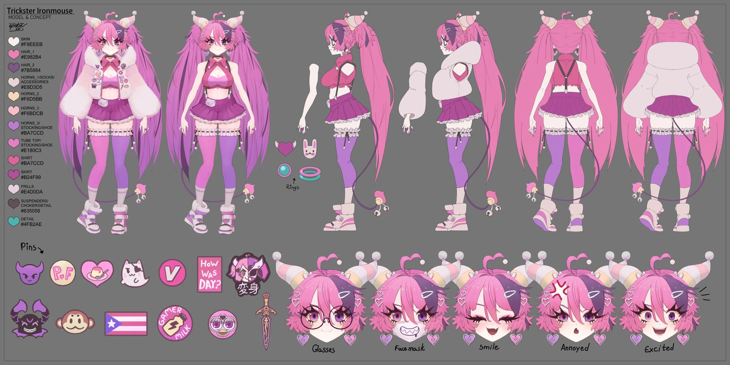 Trickster Ironmouse Concept art by epebe