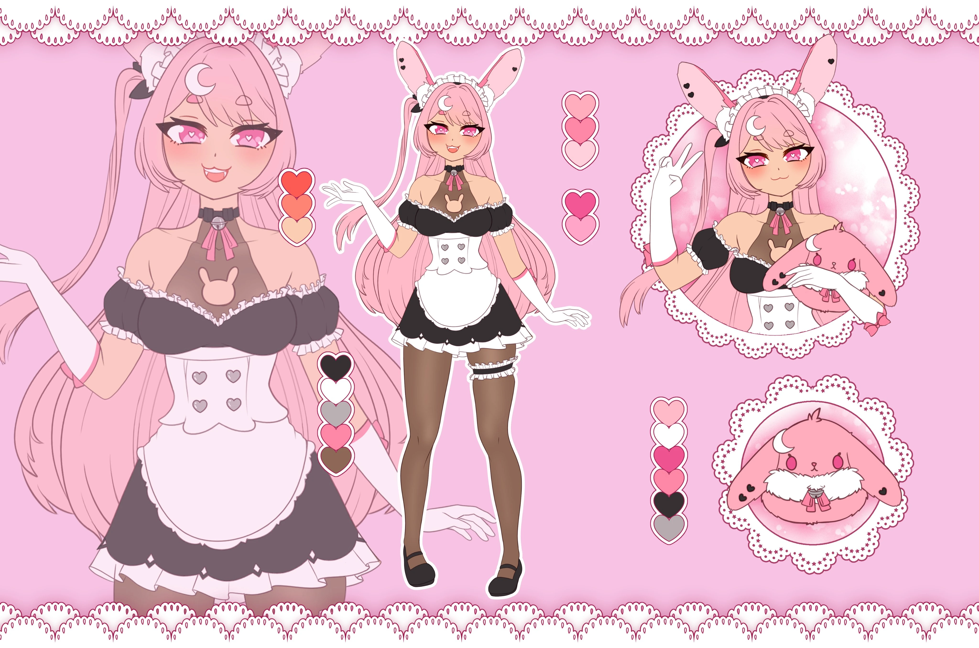 First maid model reference art