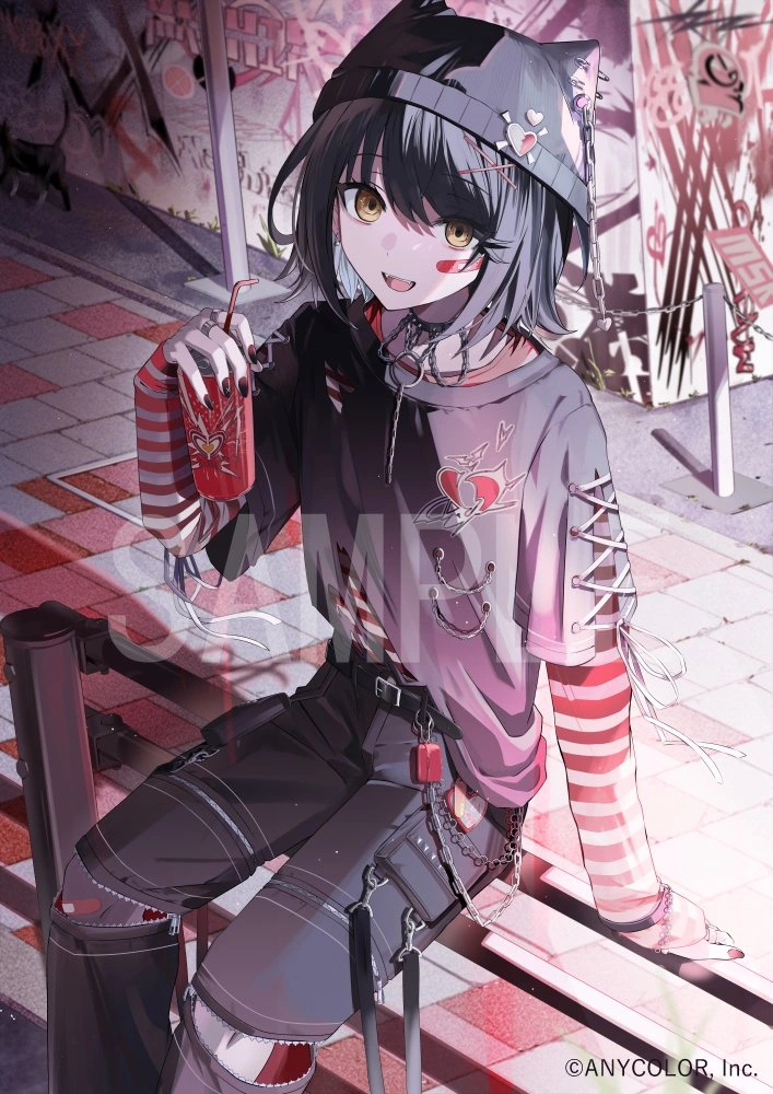Nijisanji FANCY TOXIC Goods Illustration by Kushiro Kuki