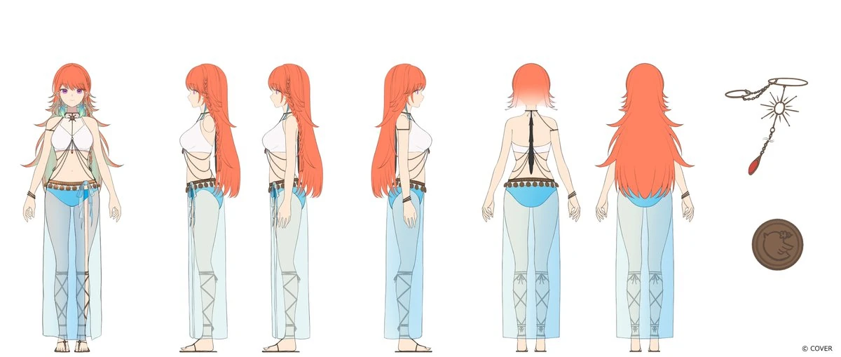 holonatsu Paradise Costume Reference Sheet