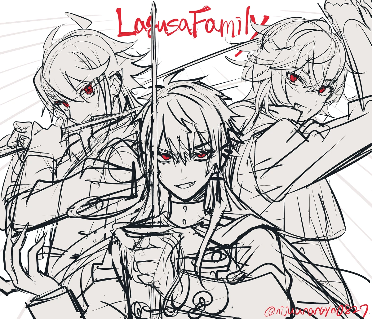 Lagusa Family by Ninahachi