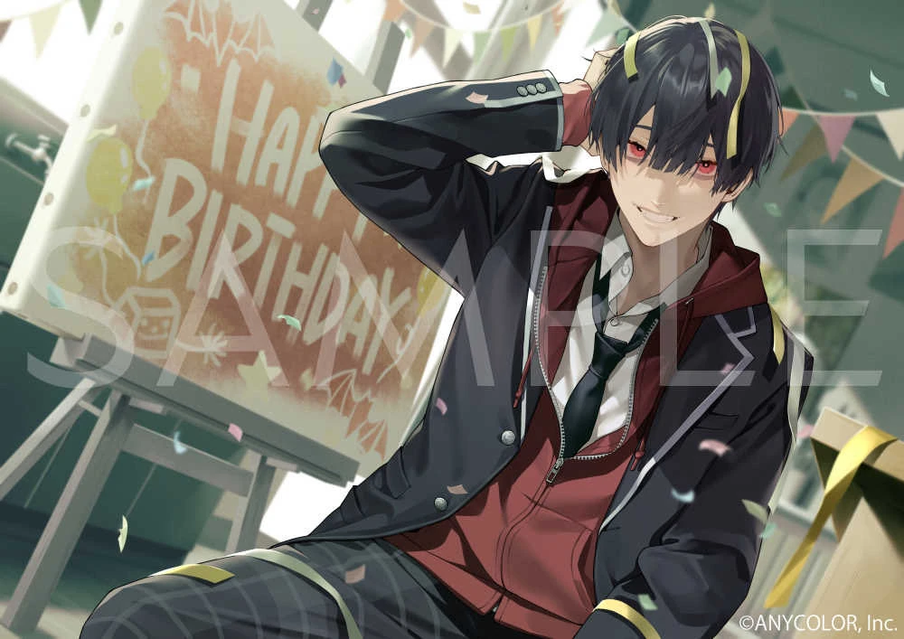 2025 "Happy B-day to Kuzuha" Illustration by Natsuko