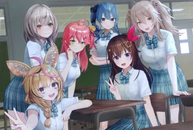 hololive ERROR postcard classic arc students