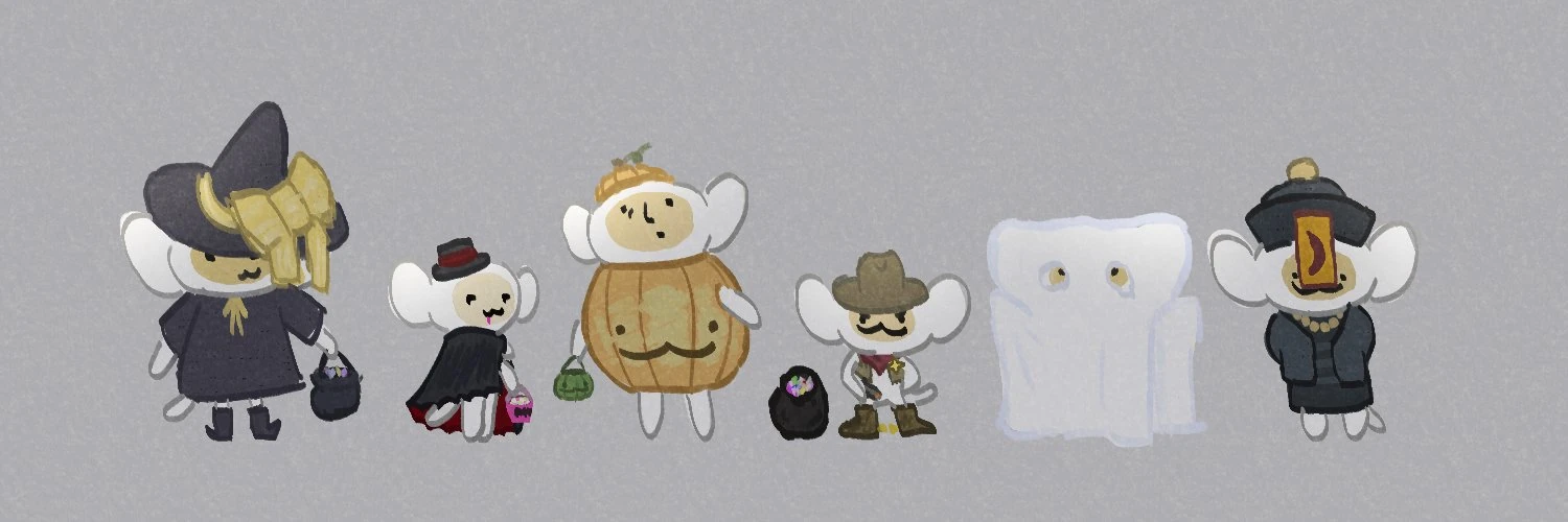 Debonheirs in Halloween costumes