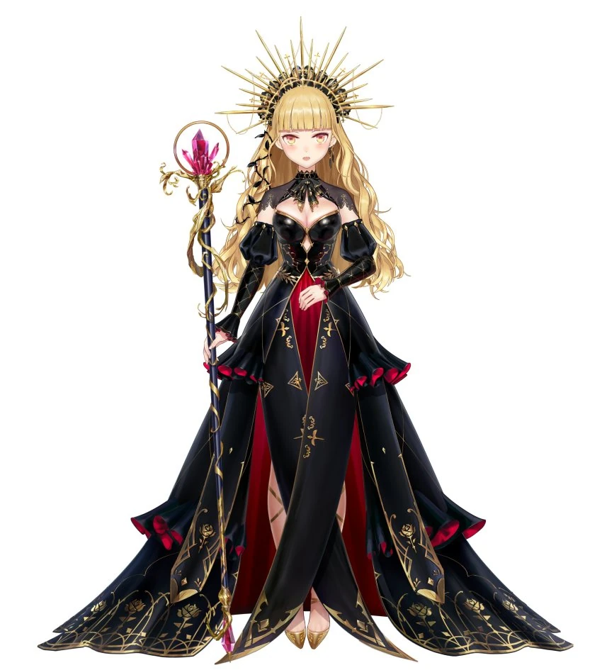 Mage Outfit With Crown