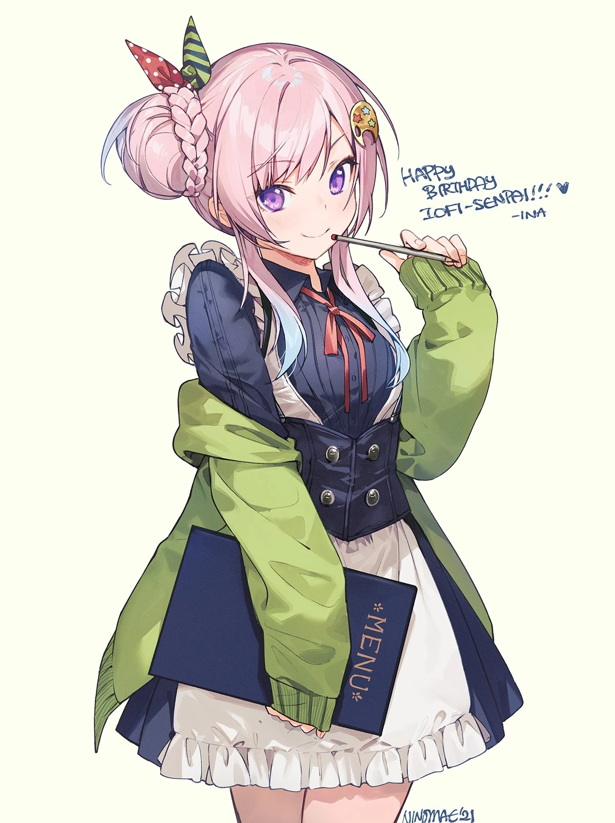 2021 Birthday Illustration<br>by Ninomae Ina'nis