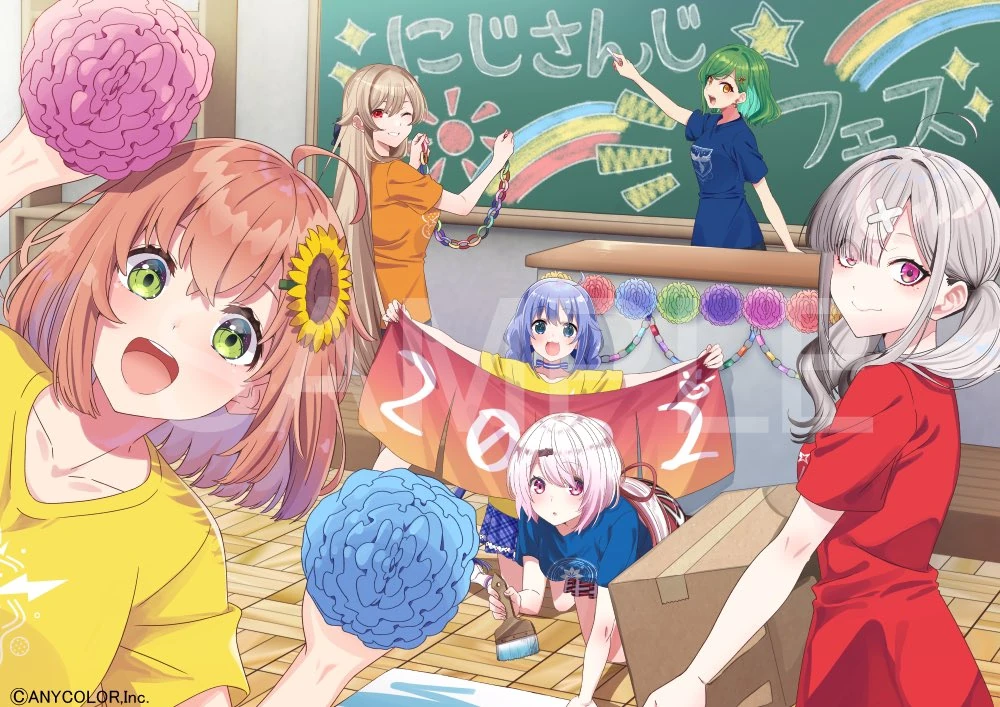 NIJISANJI Fes 2022 Female Livers Illustration<br>by Kappe