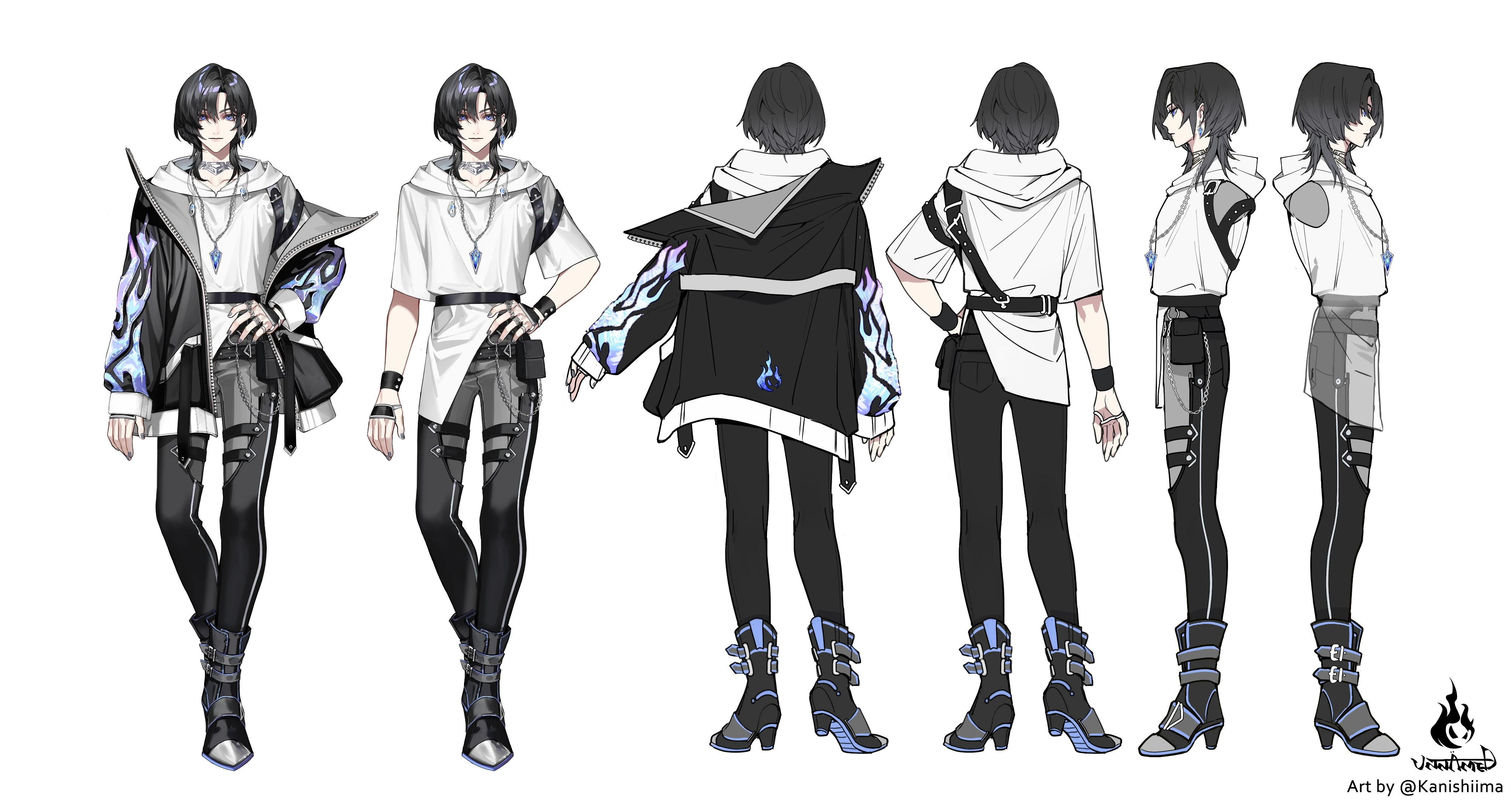 New Moon ver. Reference Sheet by Kanishiima