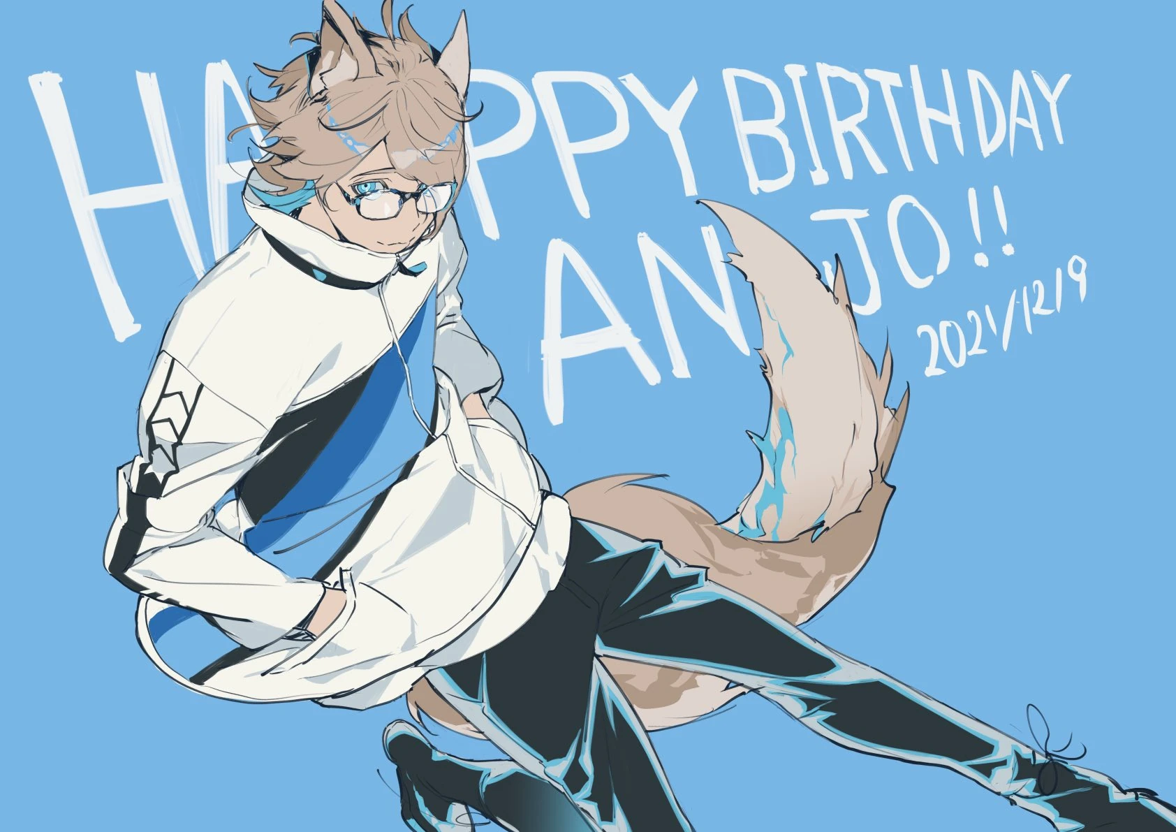 Anjo 2021 Birthday Illustration<br>by [https://x.com/iku_mi193/status/1472182767995994115 Katagiri Ikumi]