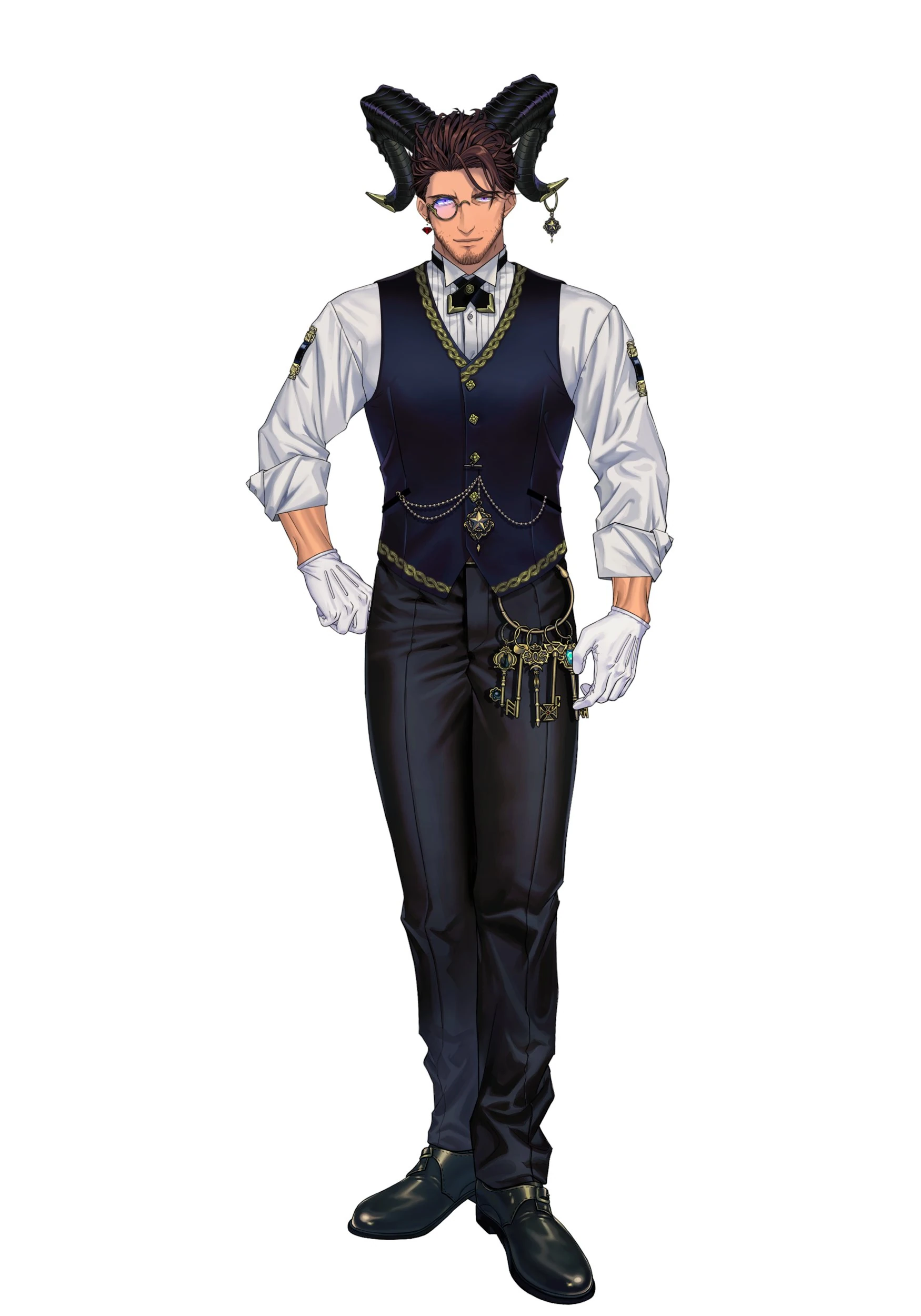 Demon Butler White Shirt Outfit Version Without Blazer