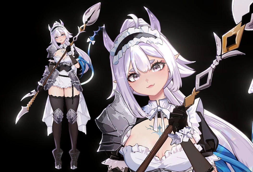 DimaTheDuchess' Battle Maid outfit for Soup Model