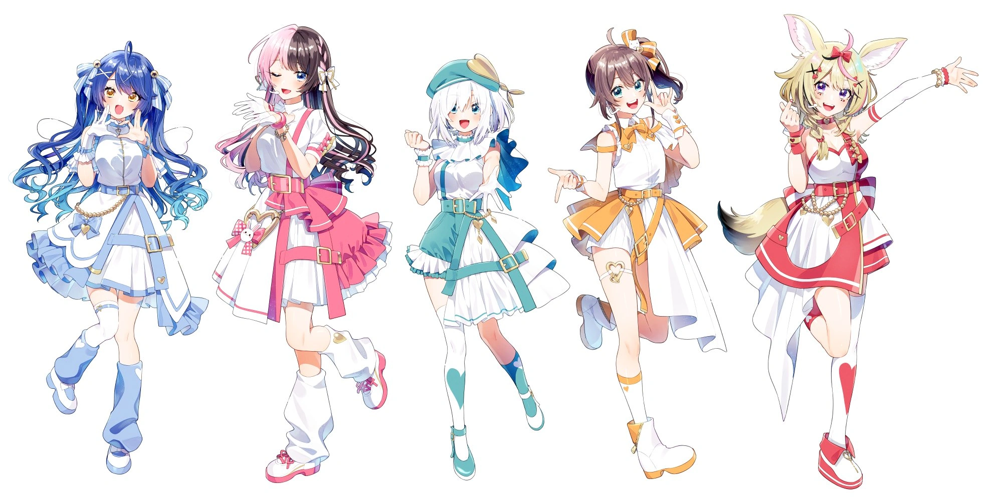 GIGA MASH PROJECT "Team ahamo" KV Illustration<br>by [https://twitter.com/sakuragi_ren/status/1839636361487462755 Sakuragi Ren]