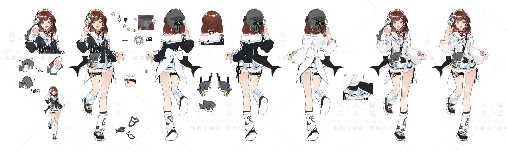Sailor Uniform Reference Sheet by 清风残影Sid