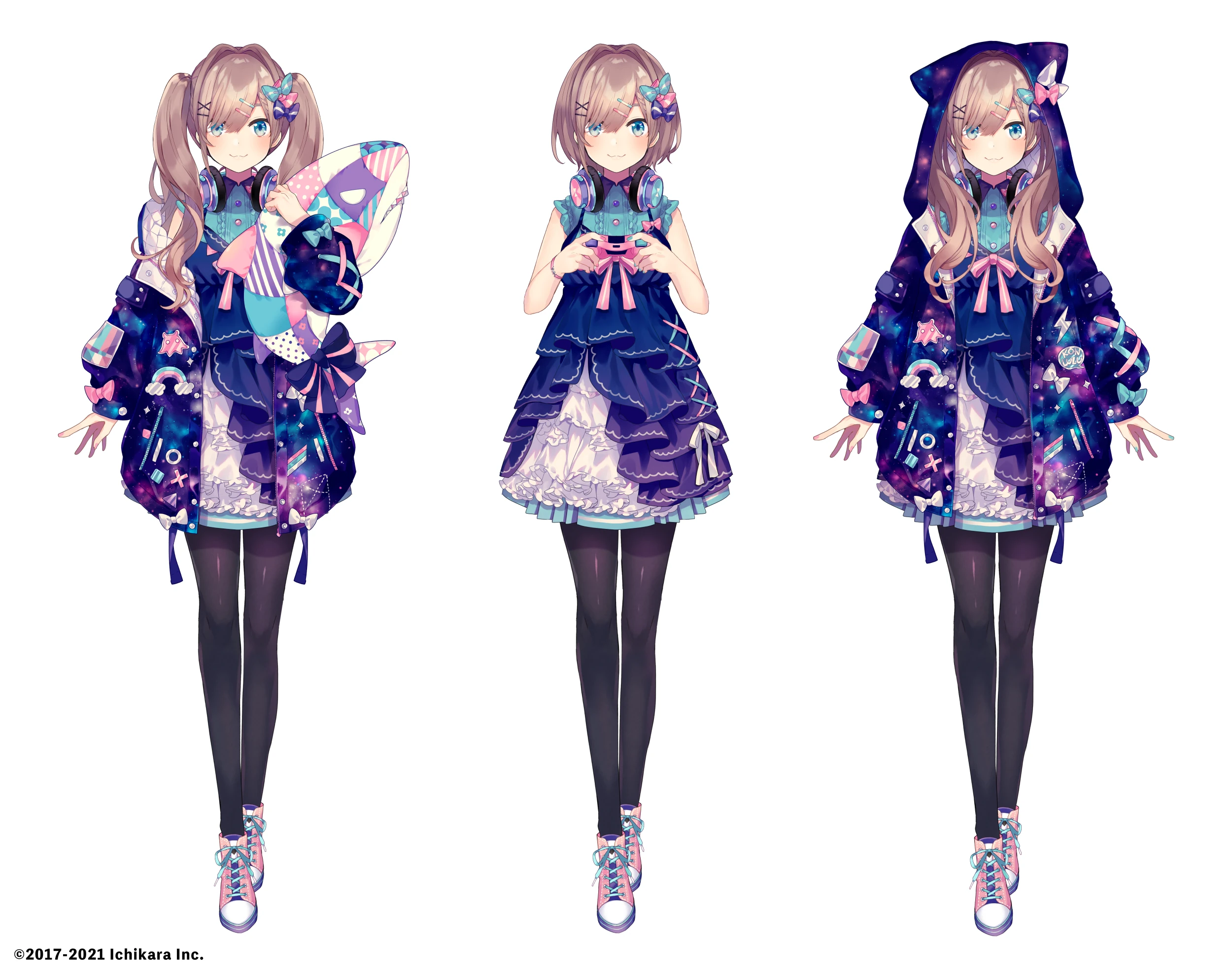 Space Cat Gamer Style Outfit Accessory Toggles
