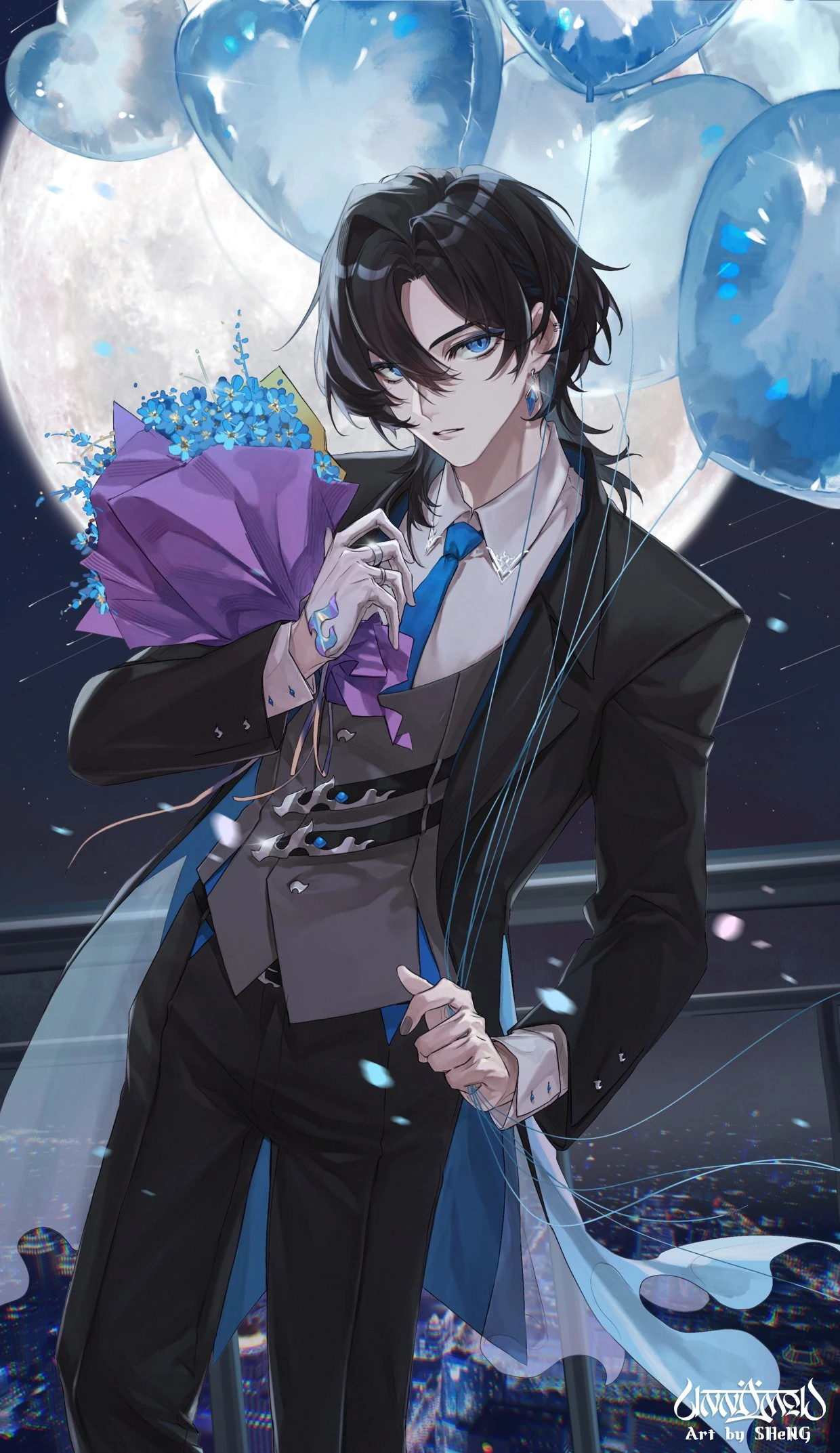 White Day 2024 artwork (Kuro ver.) by Sheng
