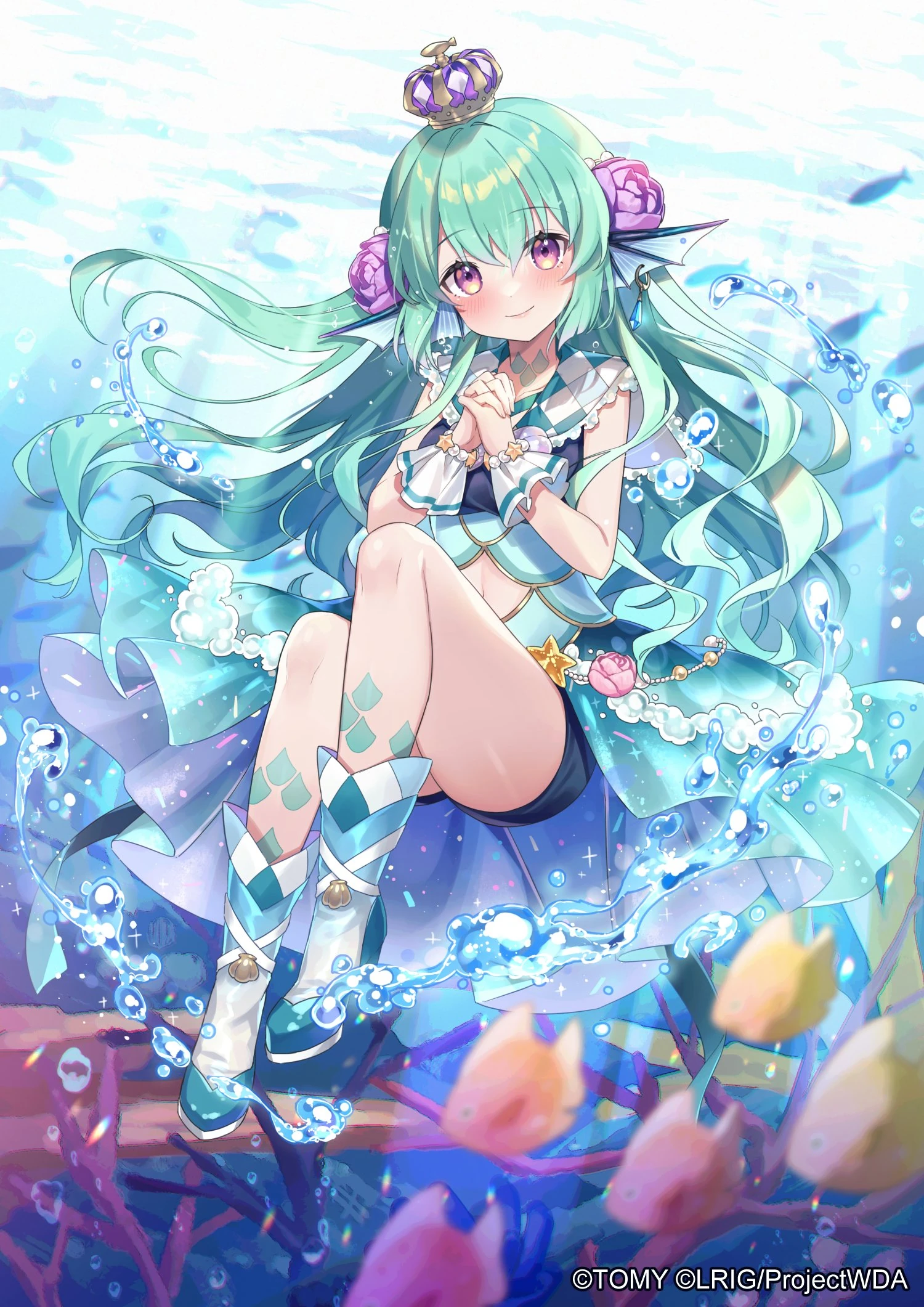 Finana Card for the WIXOSS booster pack "Nijisanji DIVA" by Komarii