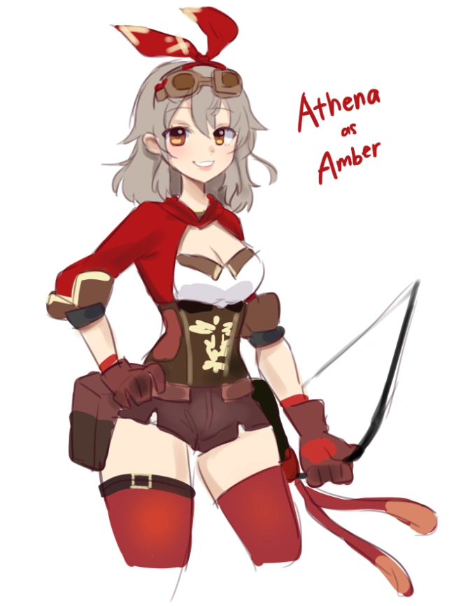 Athena as Amber<br>by GlimmyCat