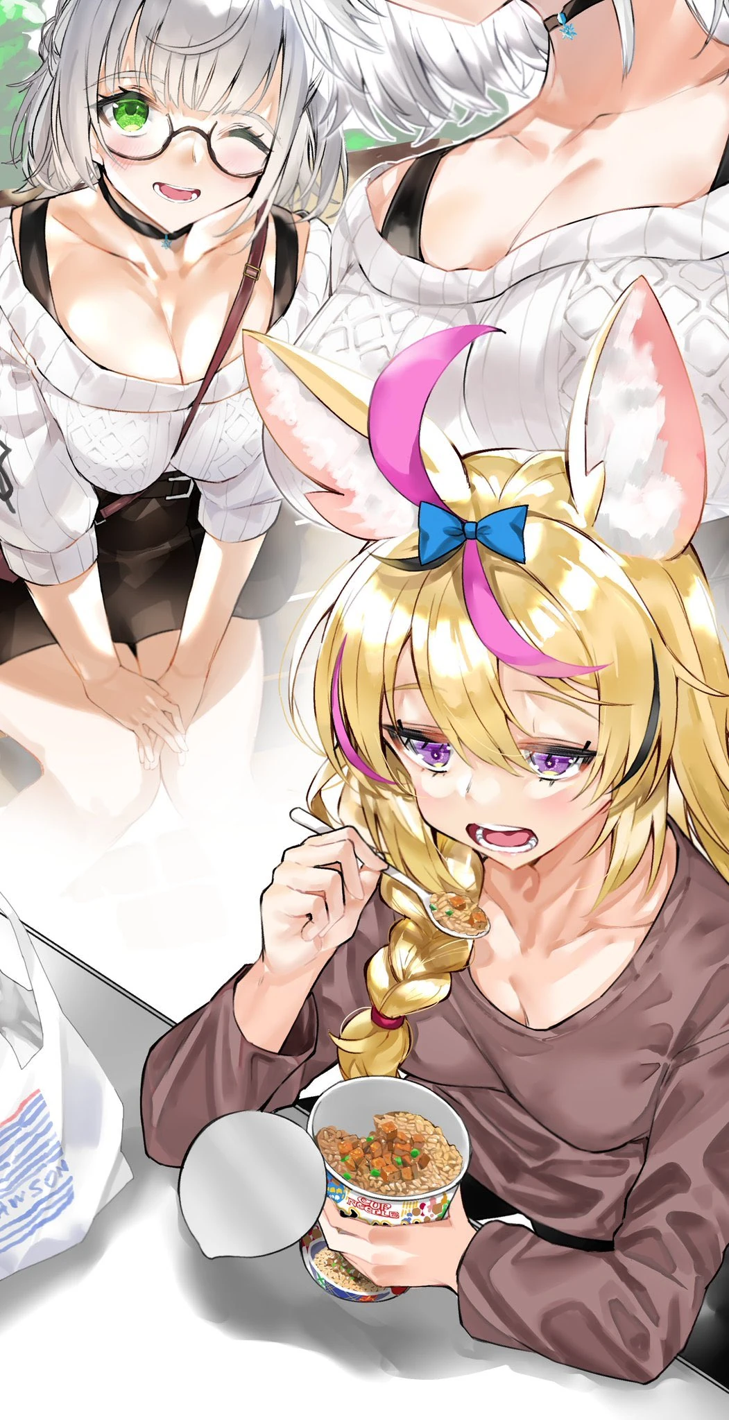 Polka and Shirogane Noel<br>by Kou Mashiro