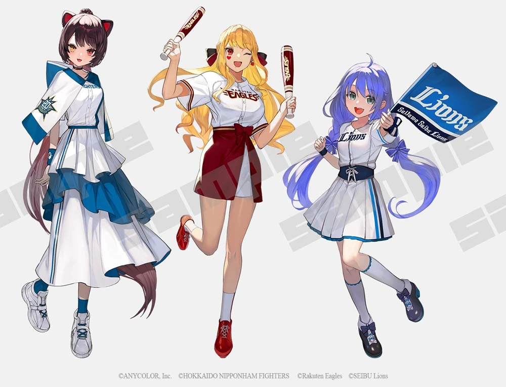 Pacific League × NIJISANJI Illustration<br>by lack
