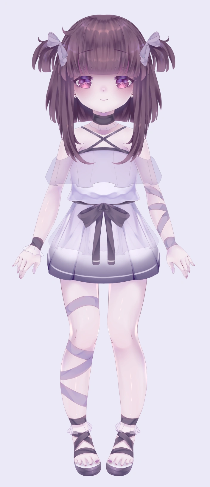 Temporary Model Drawn and Rigged by Herself