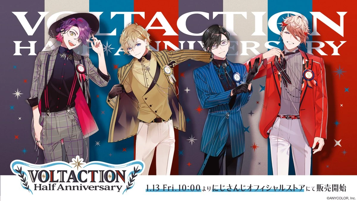 VOLTACTION Half Anniversary Goods Illustration by Katagiri Ikumi