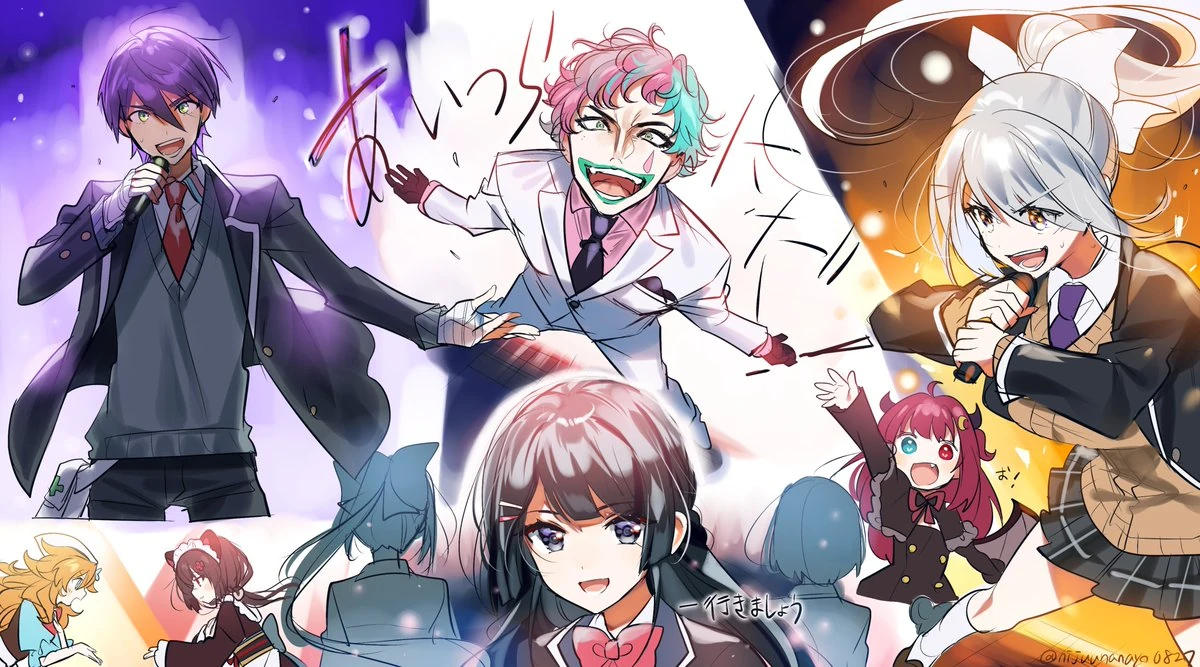 Virtual to LIVE in Ryogoku Kokugikan 2019 Illustration<br>by Ninahachi