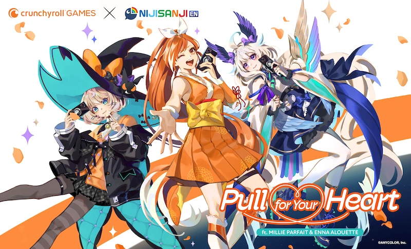 "Pull for Your Heart" MV collaboration with Crunchyroll Games