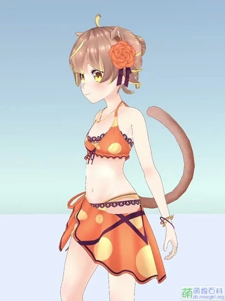 Annin Miru Yahoo 3D Model Swimsuit Front <br> (by Nekoashi)