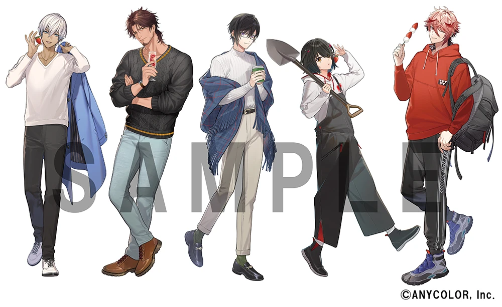 NIJISANJI × SWEETS PARADISE Vol. 8 Collaboration Illustration by Giri